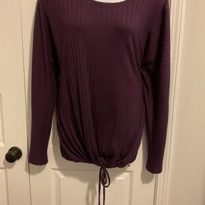 Livi Plus Size Super Soft Sweater, Purple, long sleeve, size 26/28